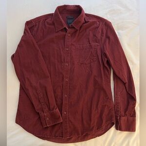 Corduroy button down